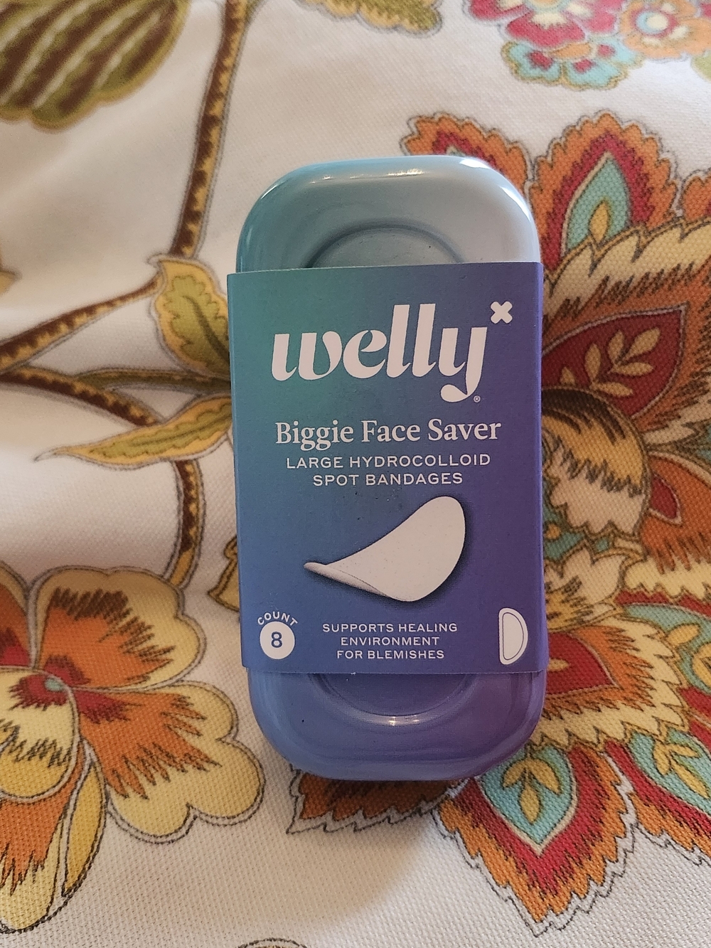 Welly Biggie Face Saver Hydrocolloid Spot Bandages - Blue